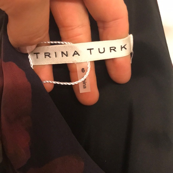 Trina Turk Half Floral Jumpsuit SZ 6 - Picture 4 of 8